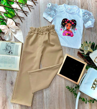 CONJUNTO PANTALON Y BLUSA