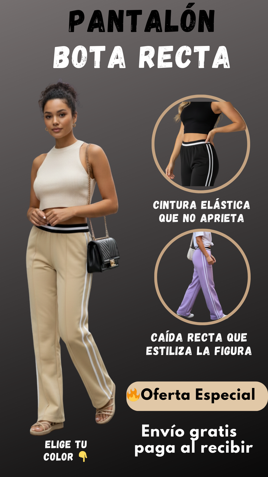 Pantalón Bota recta