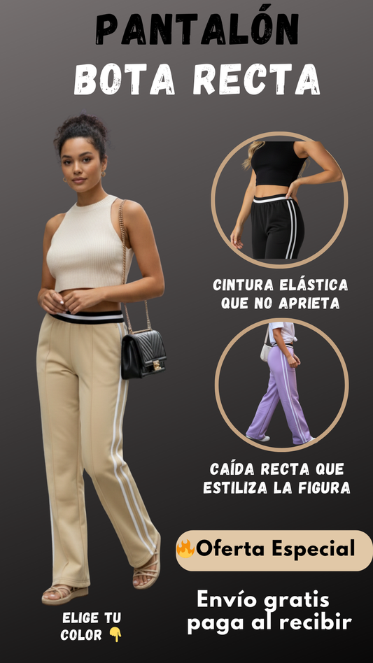 Pantalón Bota recta