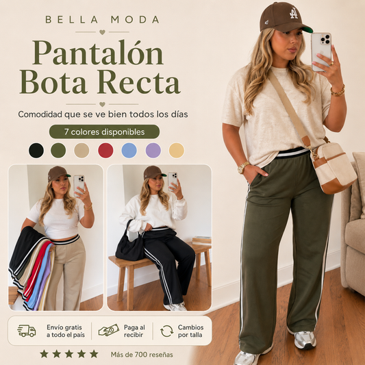 Pantalón Bota recta